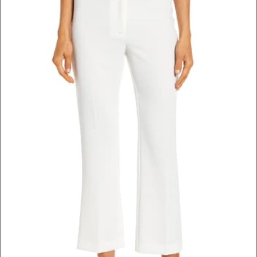 1.State Crepe Kick Flare Ankle Pants